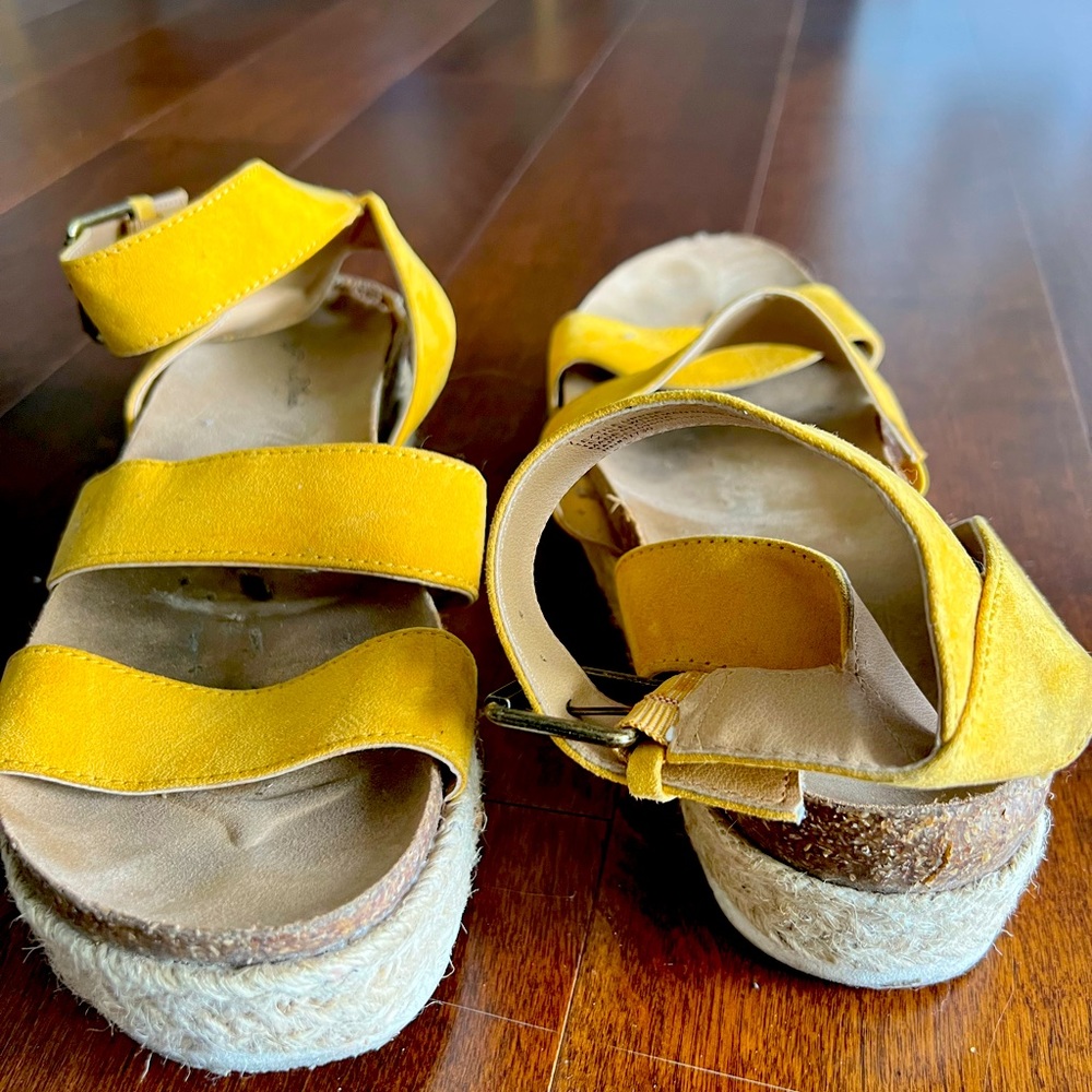 Target Yellow Strappy Sandals